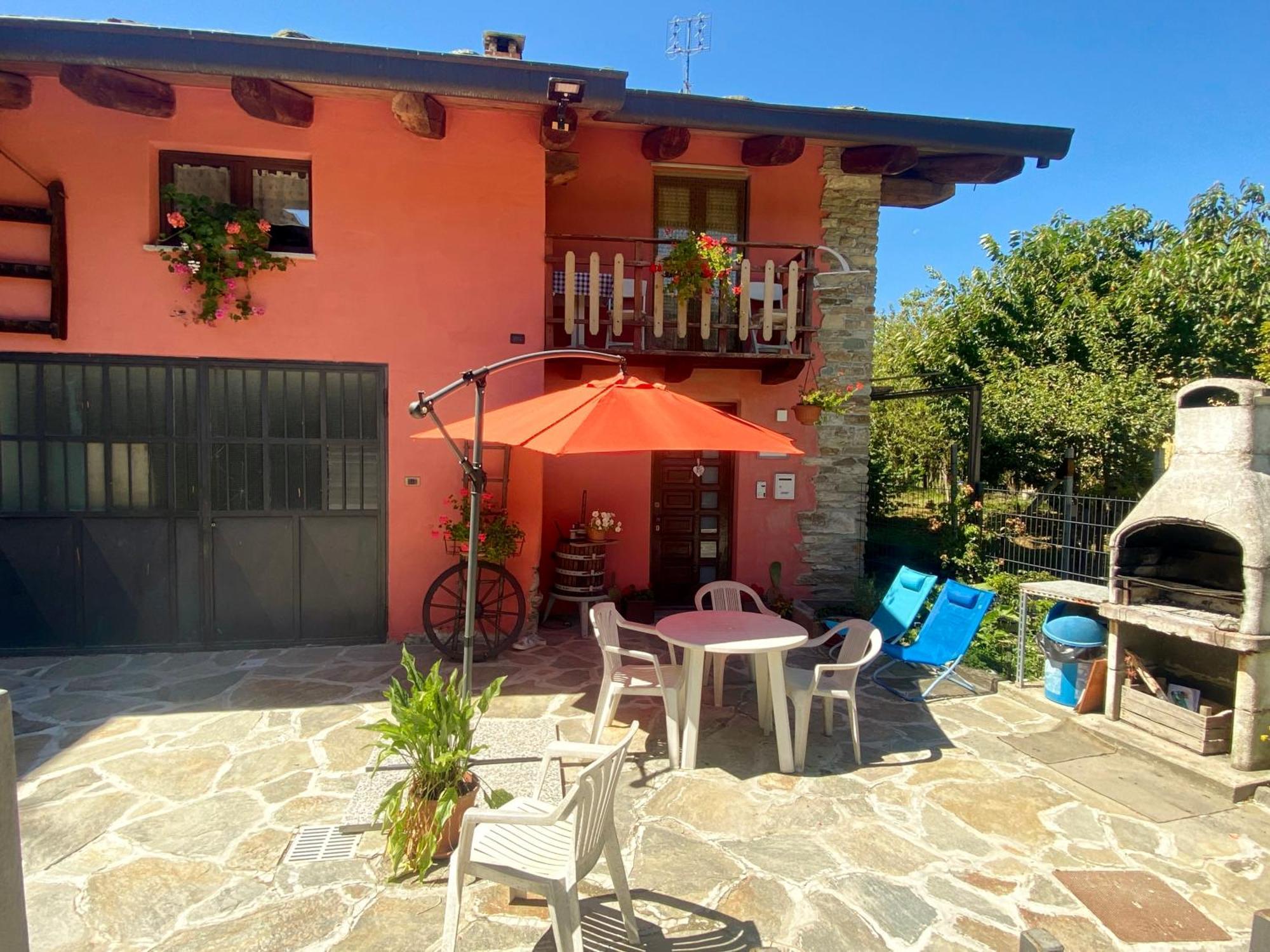 Villa Casa "La Fucina" Melle Esterno foto